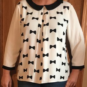 Lauren Conrad Bow blouse